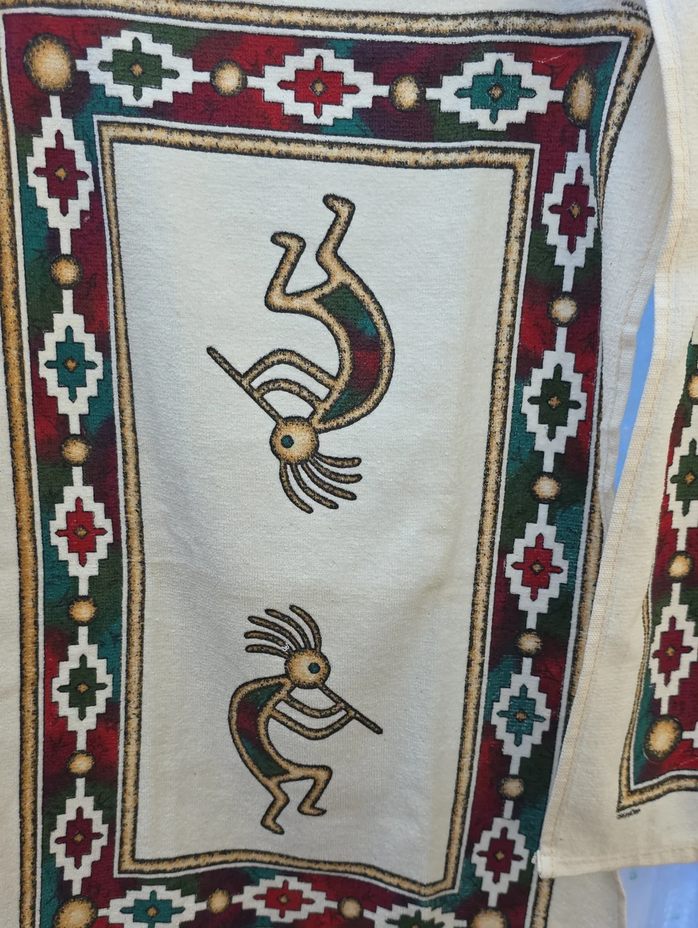 Vintage Kay Dee Designs Kokopelli Tea Towels Set of 2